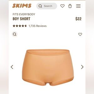 SKIMS Fit Everybody Boyshort Underwear NWT UNOPENED - LOT OF SIZE XS FIVE PAIR